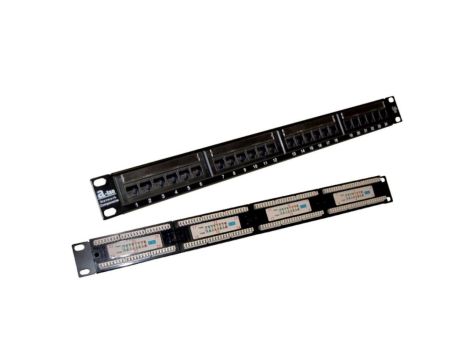 Patch panel UTP kat.5e 24 porty LSA 1U PK003