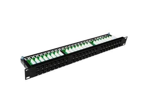Patch panel OPTIMUM UTP kat.6 48 portów LSA 1U PK030