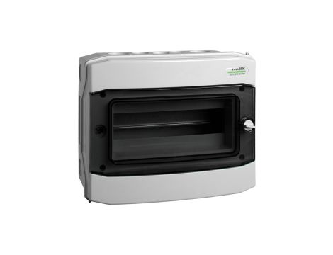 Rozdzielnica modułowa 1x12 natynkowa IP65 drzwi przeźroczyste PHS