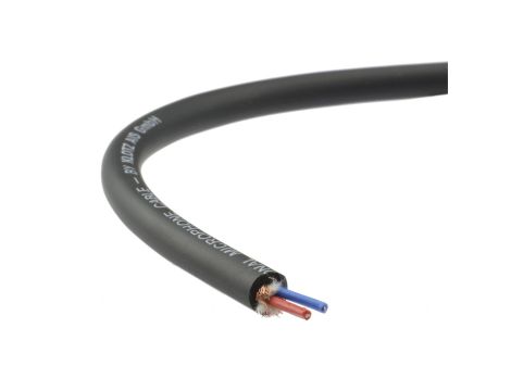 Przewód mikrofonowy MY206SW 2x0,22 czarny Klotz /100m/