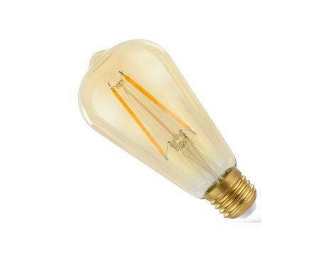 Żarówka filament E27 led 2W ST64 AMBER ciepła biała 2400K RETROSHINE Spectrum