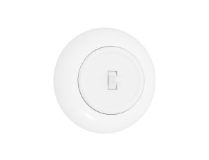 Włącznik światła podtynkowy pojedyńczy z ramką 10AX 250V IP20 biały połysk