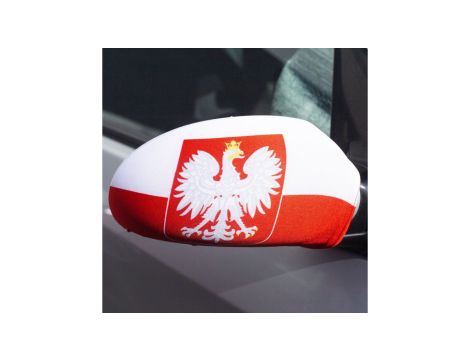 Pokrowce na lusterka samochodowe 2szt. POLSKA