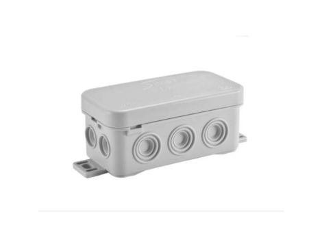 Puszka n/t hermetyczna pusta 89x42x38mm IP54 z dławicą zintegrowaną szara N8 83008002