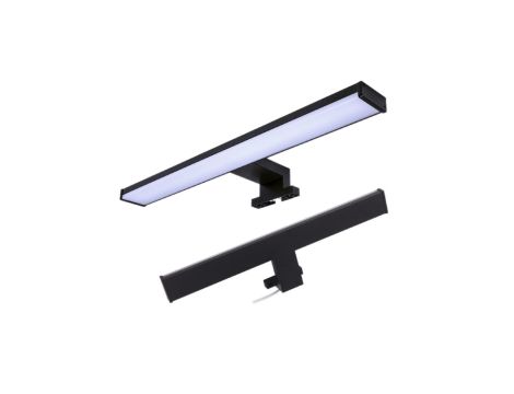 Lampa LED łazienkowa czarna 12W 60cm na szafke z lustrem AJJ-W600C40-B