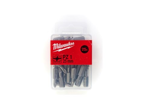 Bity do wkrętarki PZ1 1x25mm 25szt MILWAUKEE