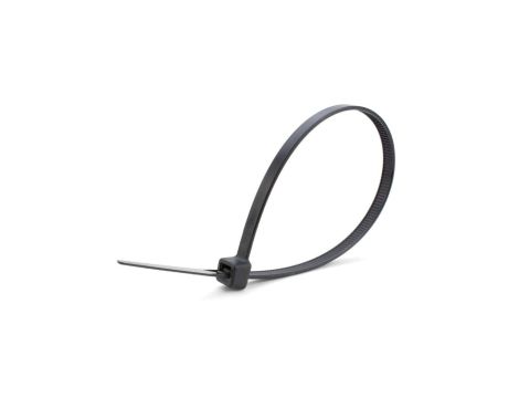 Opaska zaciskowa kablowa 3,6x250 mm czarna UV 100 sztuk