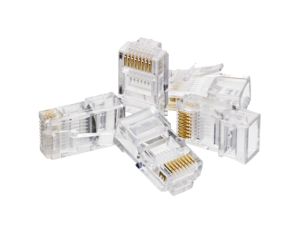 Wtyk modularny RJ45 8P8C kat.6 nieekranowany UTP drut Alantec WORECZEK 100szt.