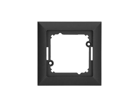 OPAL Ramka pojedyncza czarny mat Ra-1 Op CZ/MAT