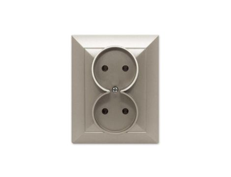 OPAL Gniazdo podwójne satyna GPt-5 Op PI