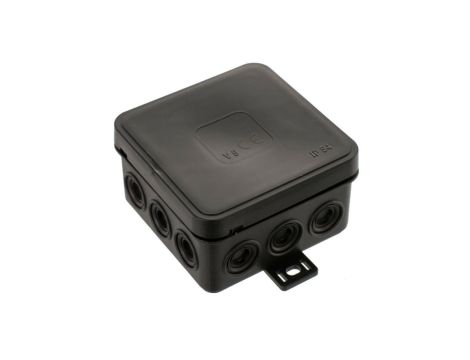 V7 Puszka natynkowa 100x100x41 IP54 czarna 037-05