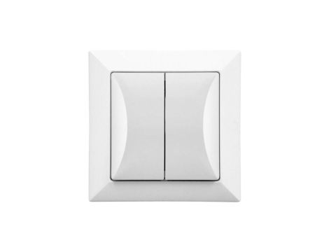 OPAL Wyłącznik łącznik żaluzjowy bistabilny biały WP-10 Op BI