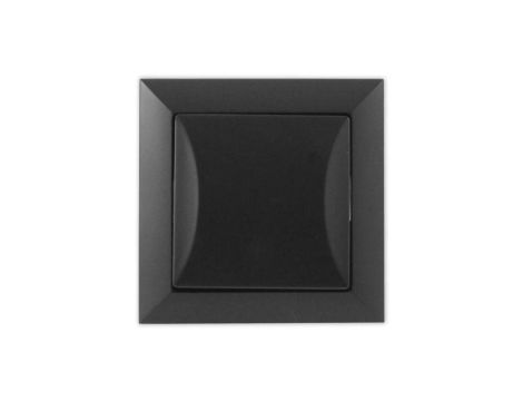 OPAL Wyłącznik schodowy pojedynczy czarny mat WP-5 Op CZ/MAT