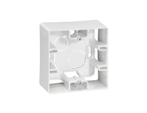 NILOE Puszka natynkowa pojedyncza biała 664798