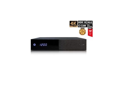 Odbiornik satelitarny AB PULSe 4K (1x tuner DVB-S2X + 1x tuner DVB-T2/C)
