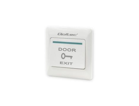 Qoltec Przycisk wyjścia biały
