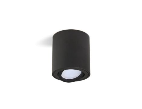 Tuba sufitowa spot czarna regulowana 80x84 KPLAHCZ Kobi