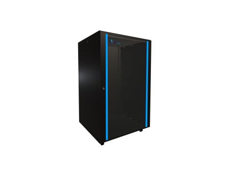 Szafa rack stojąca Extralink 27U 800x800 Czarna