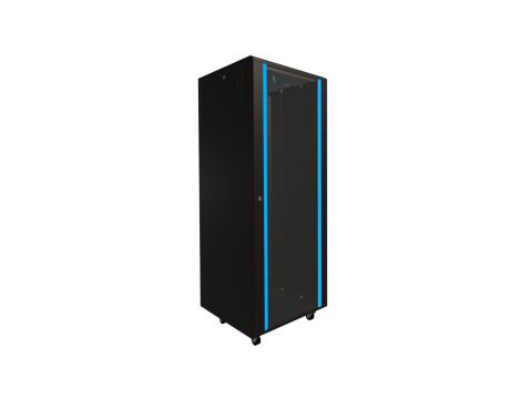 Szafa rack stojąca Extralink 37U 600x600 Czarna