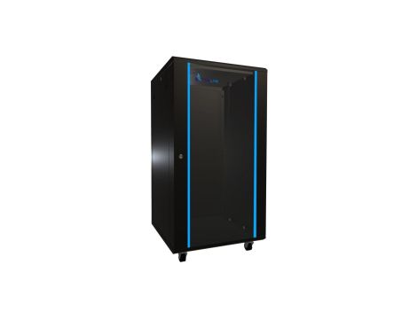 Szafa rack stojąca Extralink 22U 600x600 Czarna