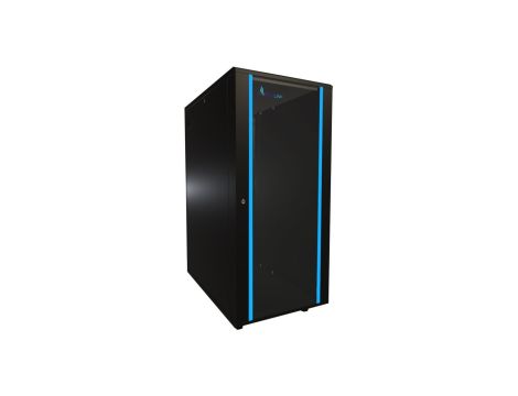 Szafa rack stojąca Extralink 27U 600x1000 Czarna