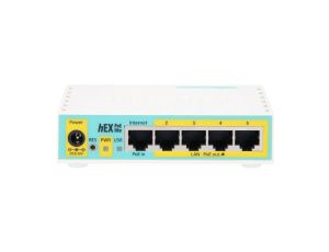 Router RB750UPr2, 5x RJ45 100Mb/s, 1x USB MikroTik hEX PoE lite