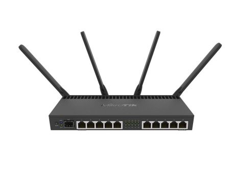 Router WiFi Dual Band 1733Mb/s, 10x RJ45 1000Mb/s, 1x SFP+ Mikrotik RB4011iGS+5HacQ2HnD-IN