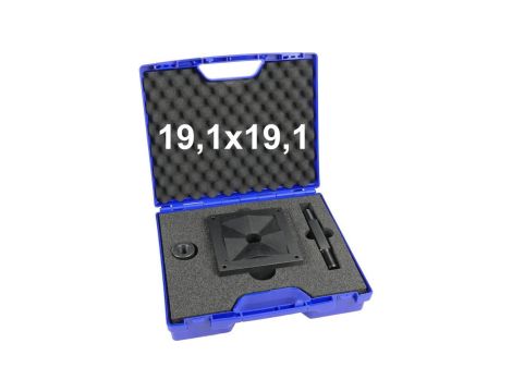 Wycinak kwadratowy do otworów w stali 19,1x19,1 mm / Otwornica do blachy 19,1x19,1mm / ENERGOTYTAN WK19,1