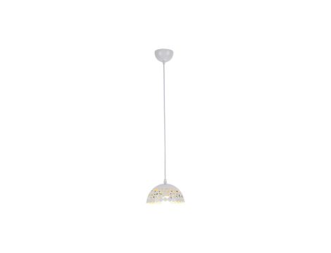 Lampa wisząca LISA WHITE 1xE27 18cm ML6138 Milagro