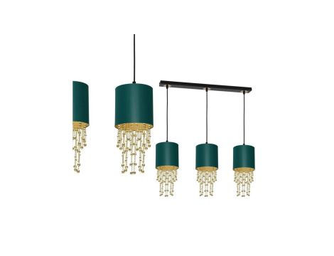 Lampa wisząca ALMERIA GREEN/GOLD 3xE27 MLP64500 Milagro