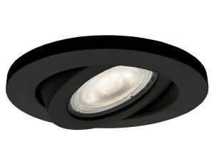 Oczko podtynkowe ruchome LAGOS czarne na GU10 IP20 LP-440/1RS BK movable Light Prestige