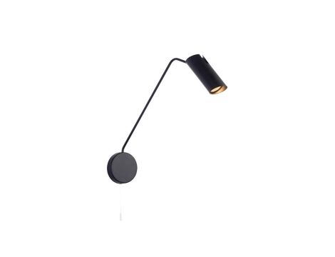 Nowoczesny kinkiet Futuro z wysięgnikiem do czytania w sypialni LP-17001/1WL BK Light Prestige