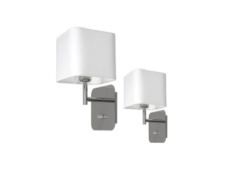 Kinkiet NAPOLI WHITE/CHROME 1xE27 ML6359 Milagro