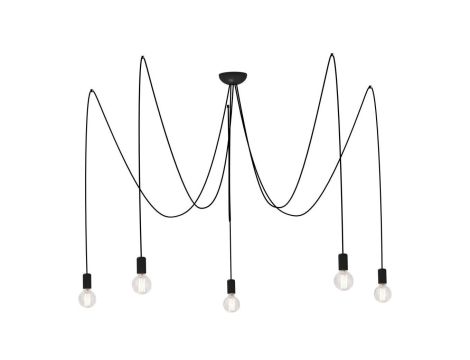LAMPA WISZĄCA SPIDER BLACK V 6788 Nowodvorski