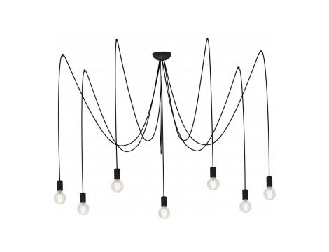 LAMPA WISZĄCA SPIDER BLACK VII 6785 Nowodvorski