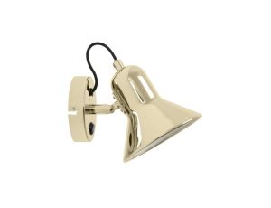 Złoty kinkiet ścienny do salonu w włącznikiem ASTMA na E27 LP-1122/1W GD Light Prestige