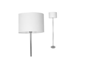 Lampa stojąca CASINO WHITE/CHROME 1xE27 ML6376 Milagro