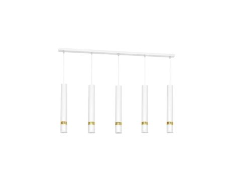 Lampa wisząca JOKER WHITE/GOLD 5xGU10 MLP6122 Milagro