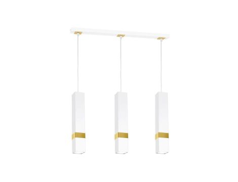 Lampa wisząca VIDAR WHITE/GOLD 3xGU10 MLP6276 Milagro