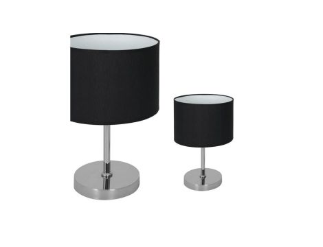 Lampka stołowa CASINO BLACK/CHROME 1xE27 ML6381 Milagro