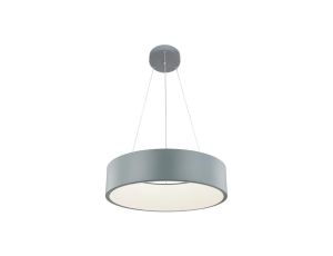 Lampa wisząca centralna MALAGA LED szara do salonu LP-622/1P GREY Light Prestige