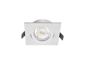 Oczko sufitowe kwadratowe ruchome IP20 White EKZ312 Milagro