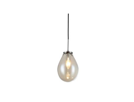 Lampa wisząca FONDI zwis z szklanym kloszem w kształcie łezki LP-1214/1P Light Prestige