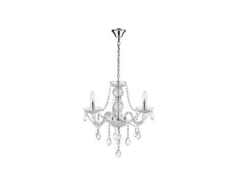 Elegancki żyrandol z kryształowymi elementami CRISTALLO w stylu glamour LP-2940/3P Light Prestige