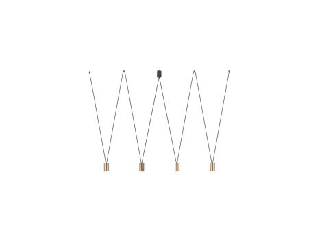 Lampa wisząca MORE EYE SOLID BRASS IV 7610 Nowodvorski Lighting