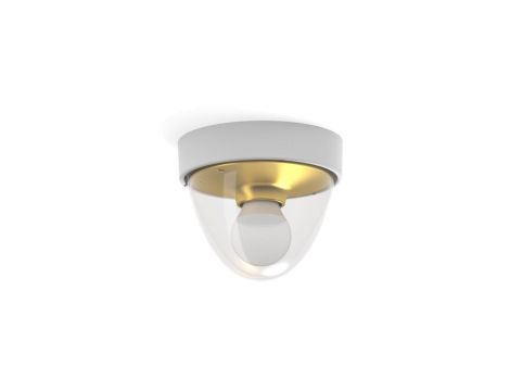 Lampa natynkowa zewnętrzna IP44 NOOK WHITE/GOLD 7970 Nowodvorski Lighting