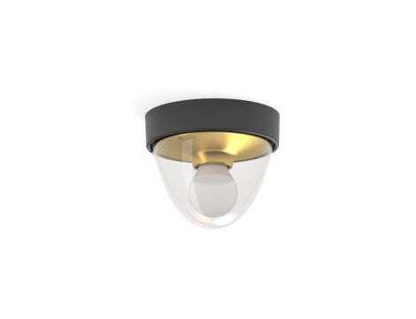 Lampa natynkowa zewnętrzna z czujnikiem ruchu IP44 NOOK BLACK/GOLD SENSOR 7975 Nowodvorski Lighting