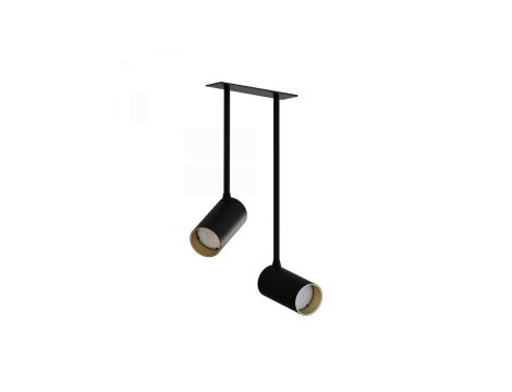 Lampa wpuszczana MONO SURFACE LONG II BLACK/GOLD 7682 Nowodvorski