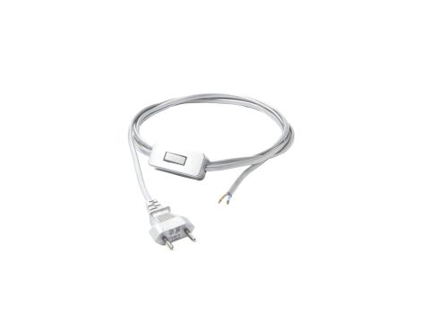Przewód z włącznikiem biały 150cm CAMELEON CABLE SWITCH WHITE 8612 Nowodvorski