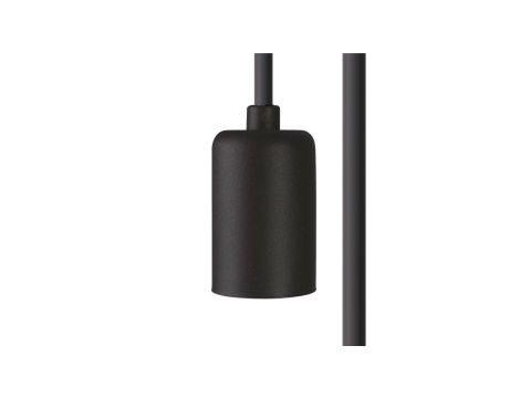 Przewód z oprawką czarny 500cm CAMELEON CABLE E27 5M BLACK 8664 Nowodvorski